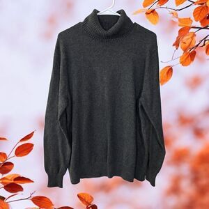 Goodfellow & Co Gray Turtleneck Sweater men’s large charcoal grey